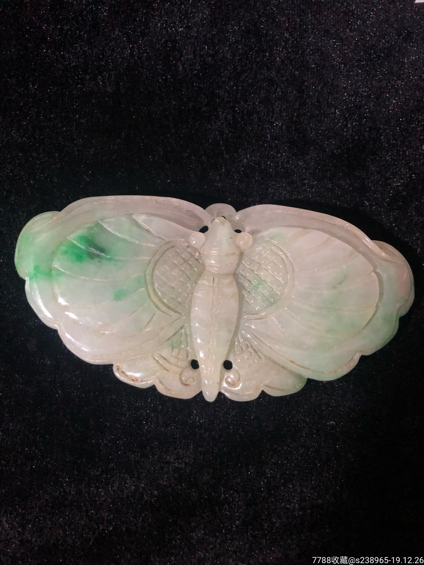 翡翠老工蝴蝶129419;-价格:400元-se70377254-翡翠/缅甸玉-零售-7788