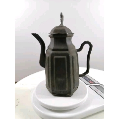 清代老锡六角型酒壶(se70377547)_7788收藏__收藏热线