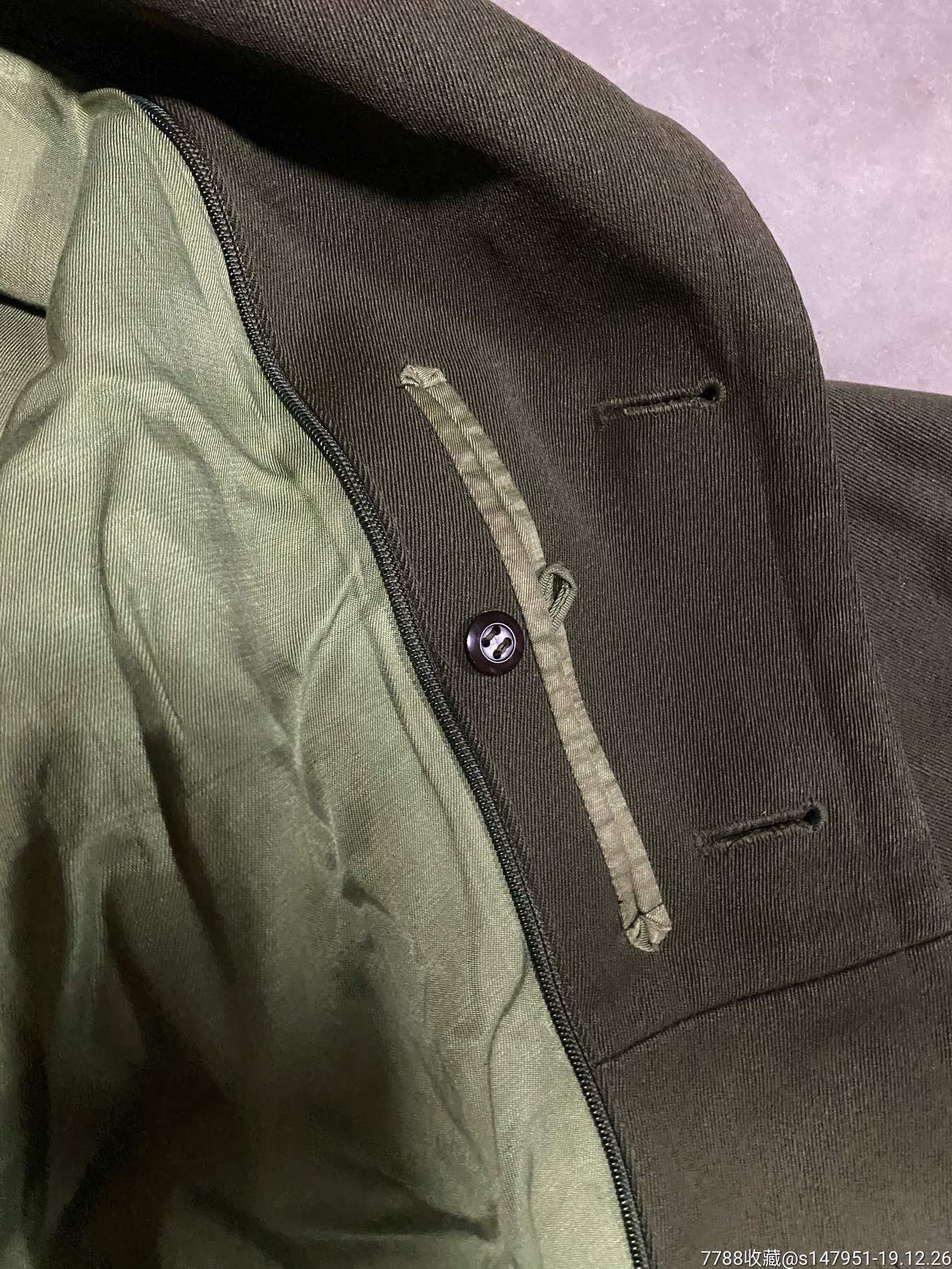 校毕大衣马裤呢二手旧货怀旧收藏影视道具文革扣子有麦穗