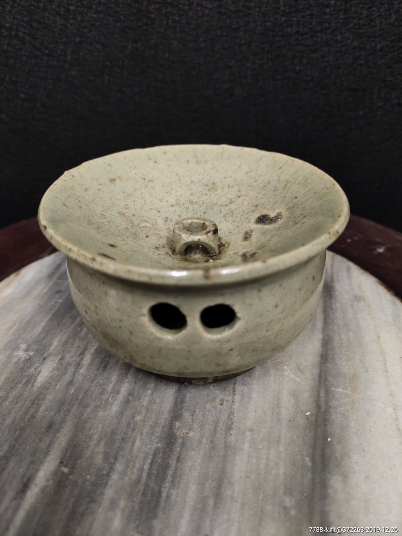 【全品龙泉窑油盏!】