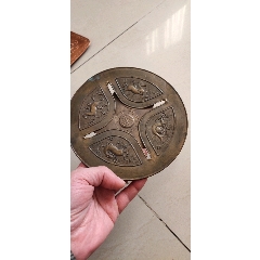 铜鸟笼盖板，花纹漂亮，包浆好(se70385232)_7788收藏__收藏热线