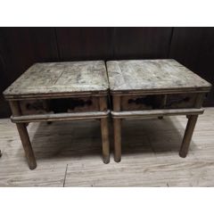 清代早期一对圆包圆南榆大盘凳(se70400302)_7788收藏__收藏热线