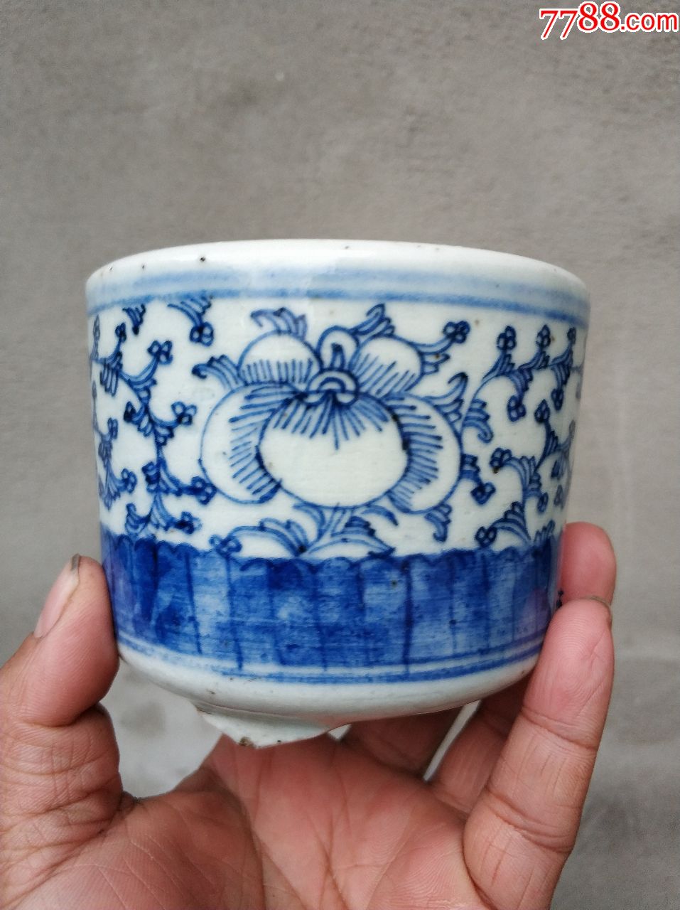 全品青花香炉,口径9厘米,全品如图,青花瓷_第1张_7788青花瓷收藏