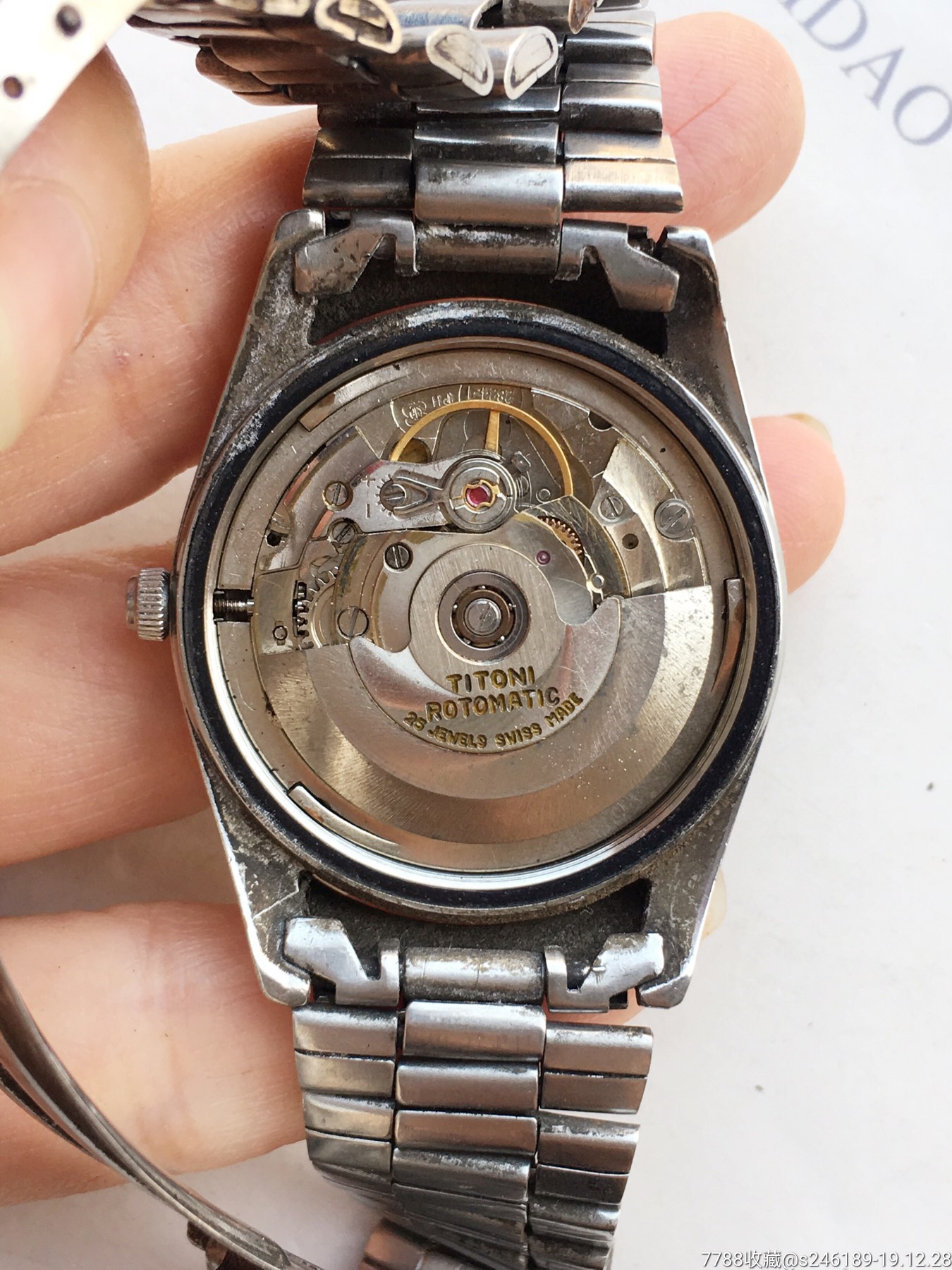 梅花搭瑞士2824机械机芯