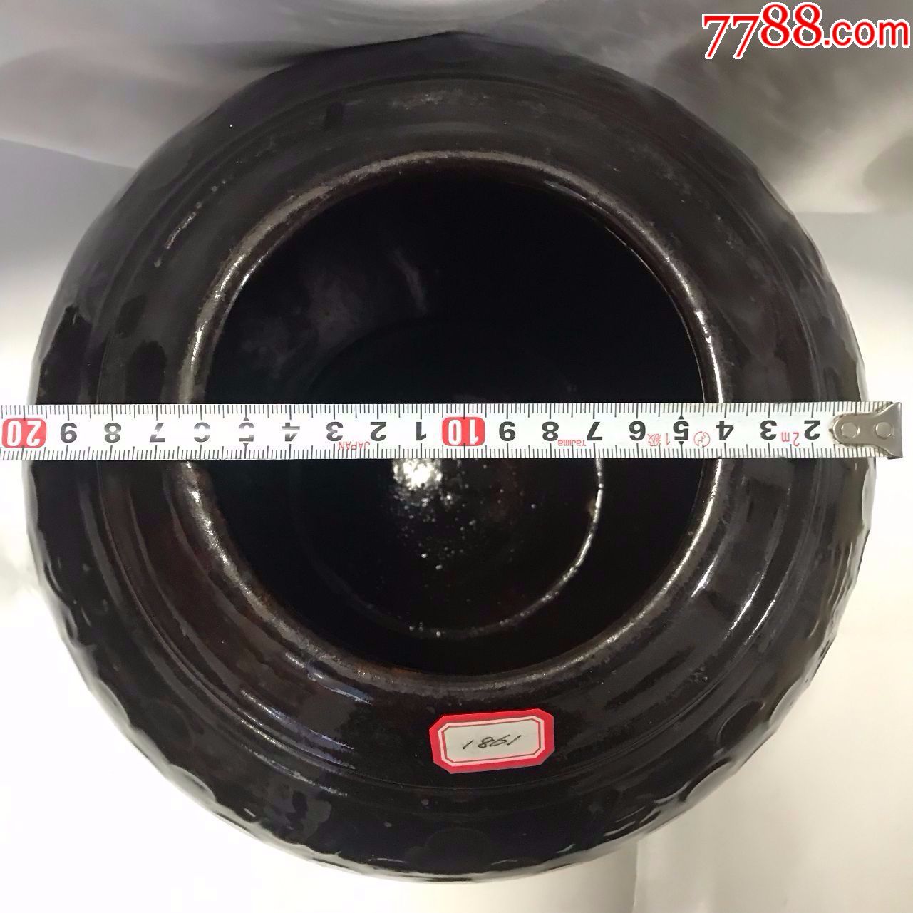 鱼鳞罐黑釉罐1861勤俭持家厉行节约