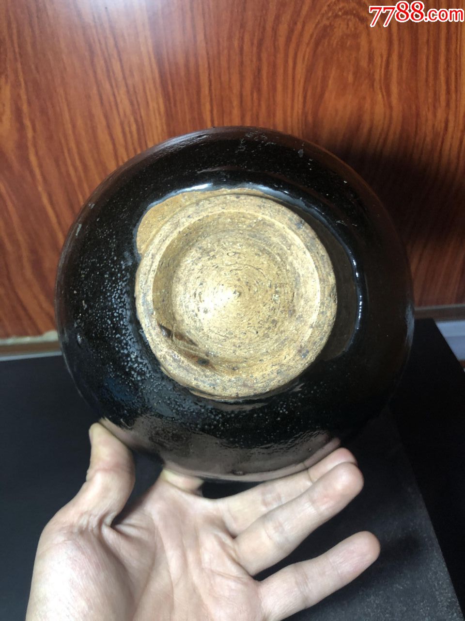 明代乌金釉釉大腕-黑瓷/天目瓷-7788收藏