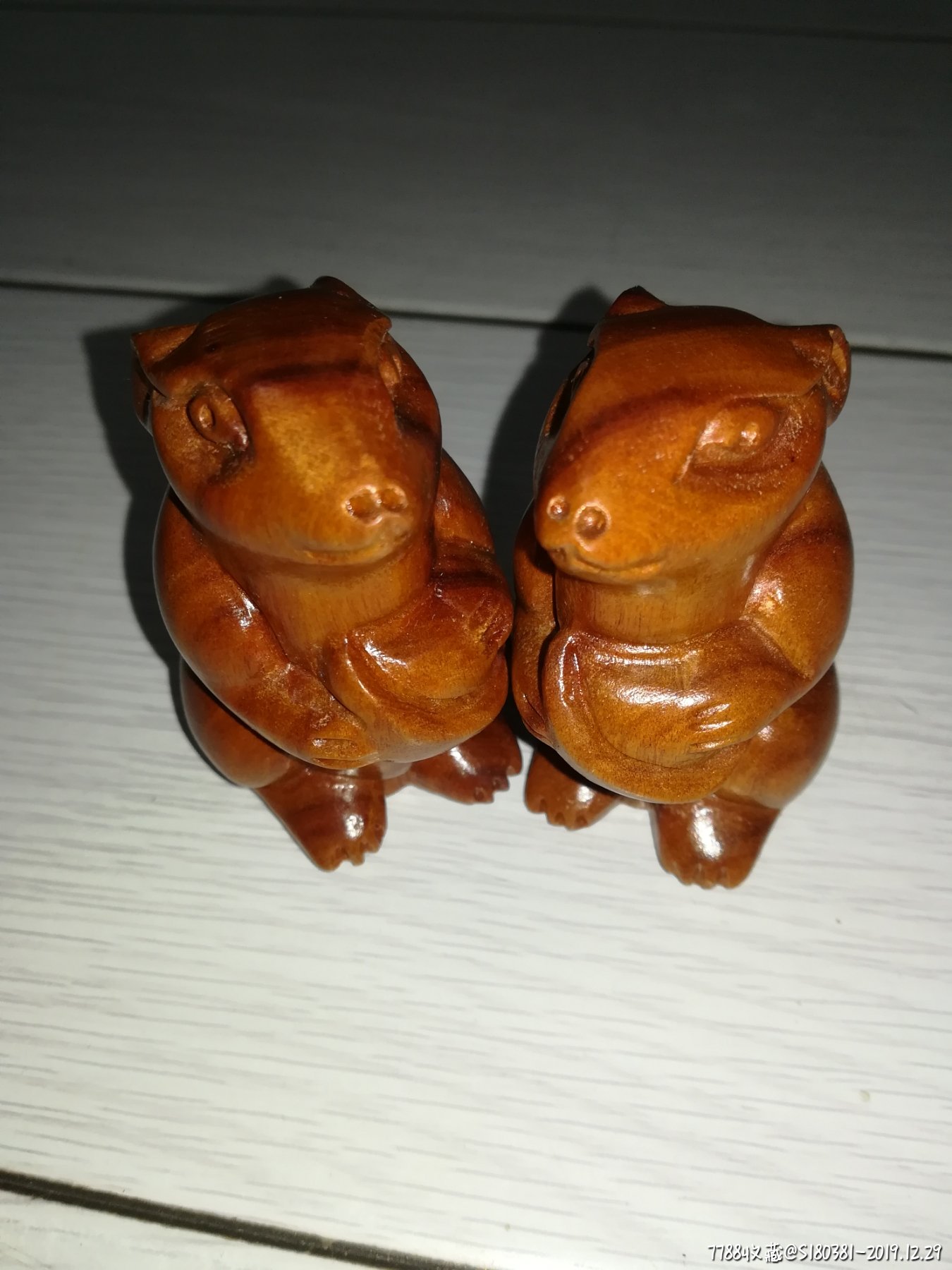 天然实木花梨木雕生肖属相老鼠摆件本命年实木家居客厅装饰木质雕刻