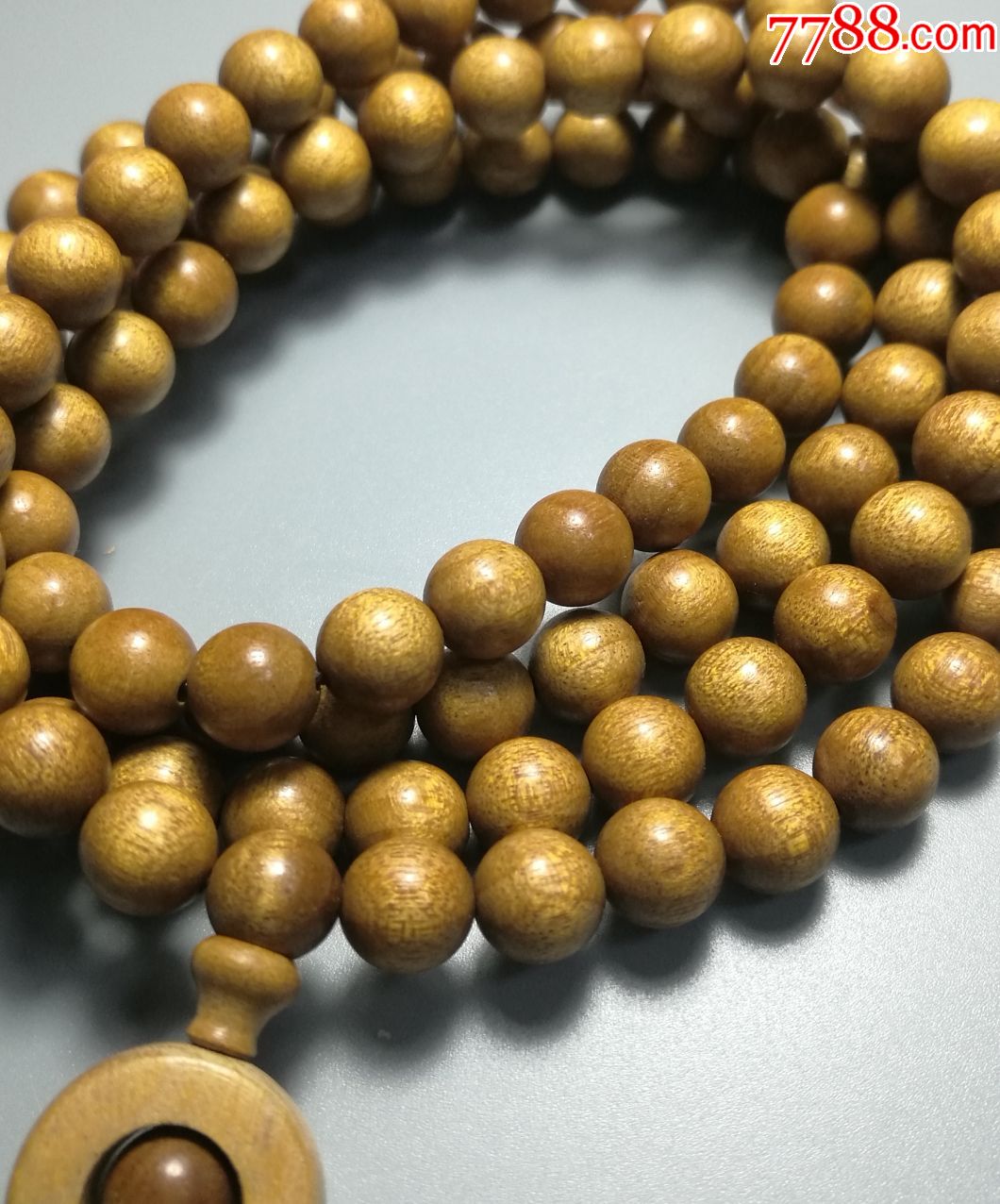 精品金丝楠木108颗手串