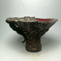 旧藏8203;老角8203;雕杯8203;摆件(se70439023)_7788收藏__收藏热线