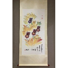 崔子范款〈花鸟,尺寸68x56.