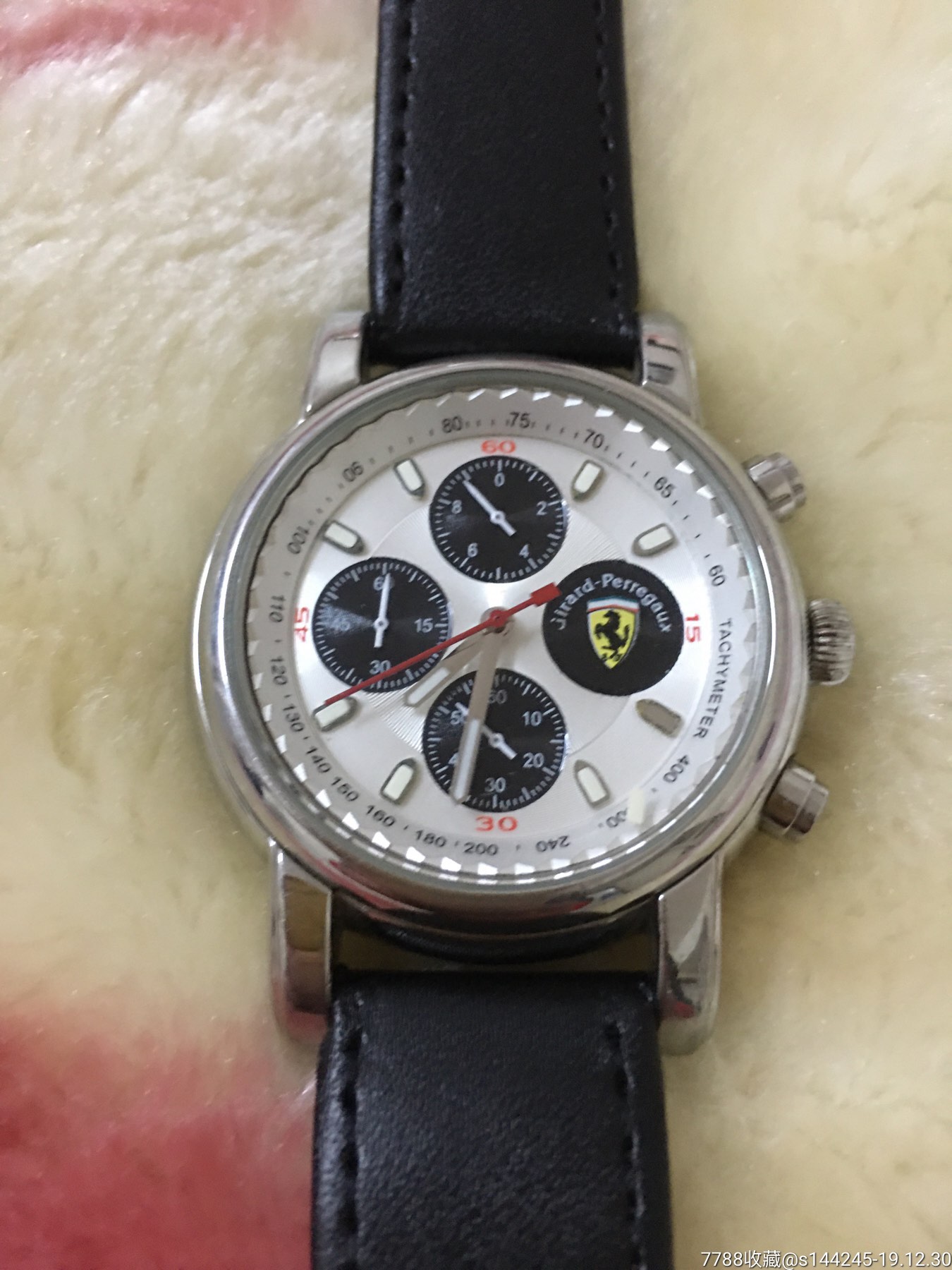 法拉利男士石英腕表