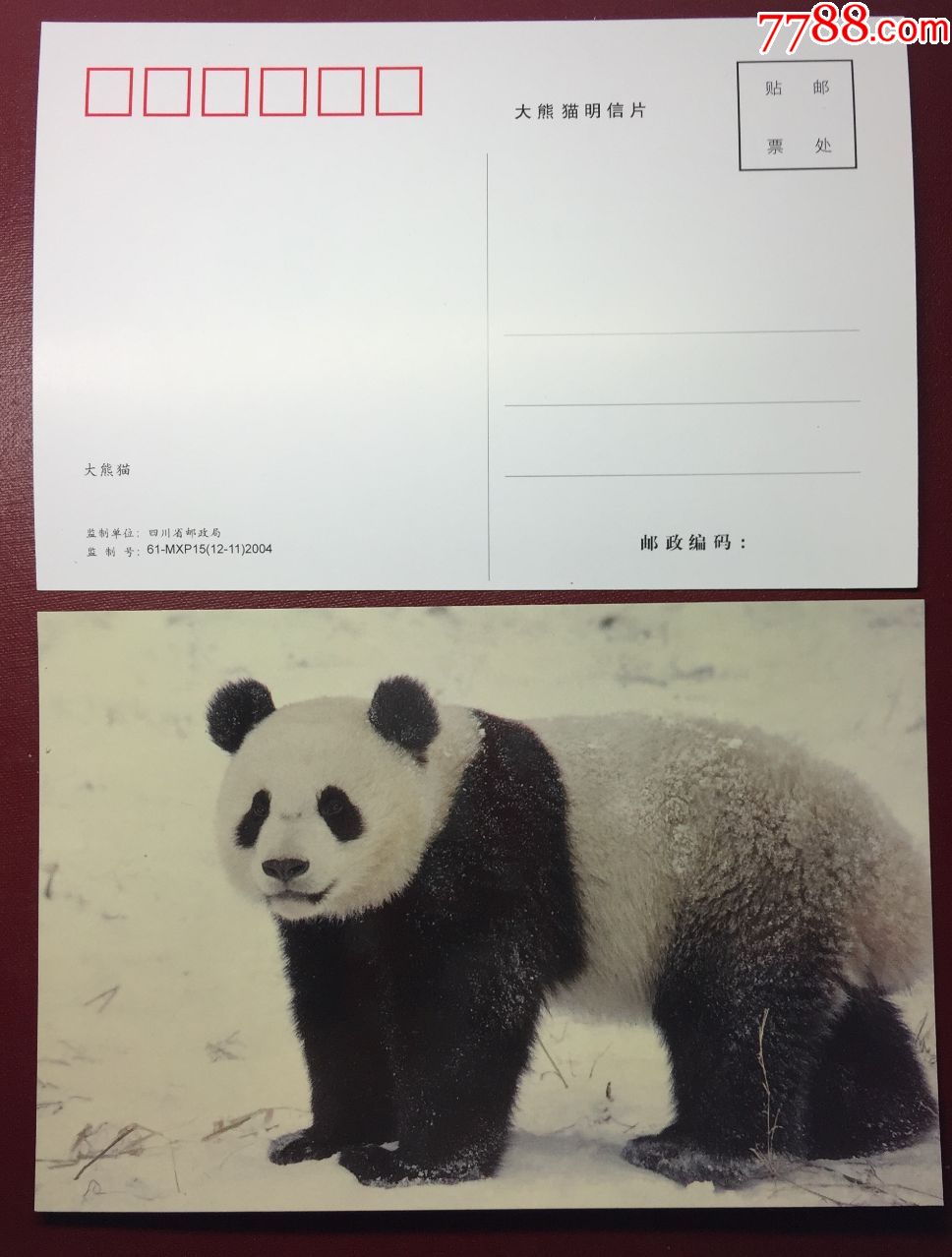 制作大熊猫名片图片
