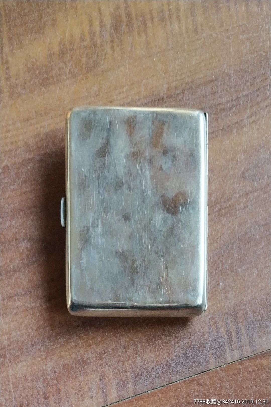 清末民国飞龙银烟盒