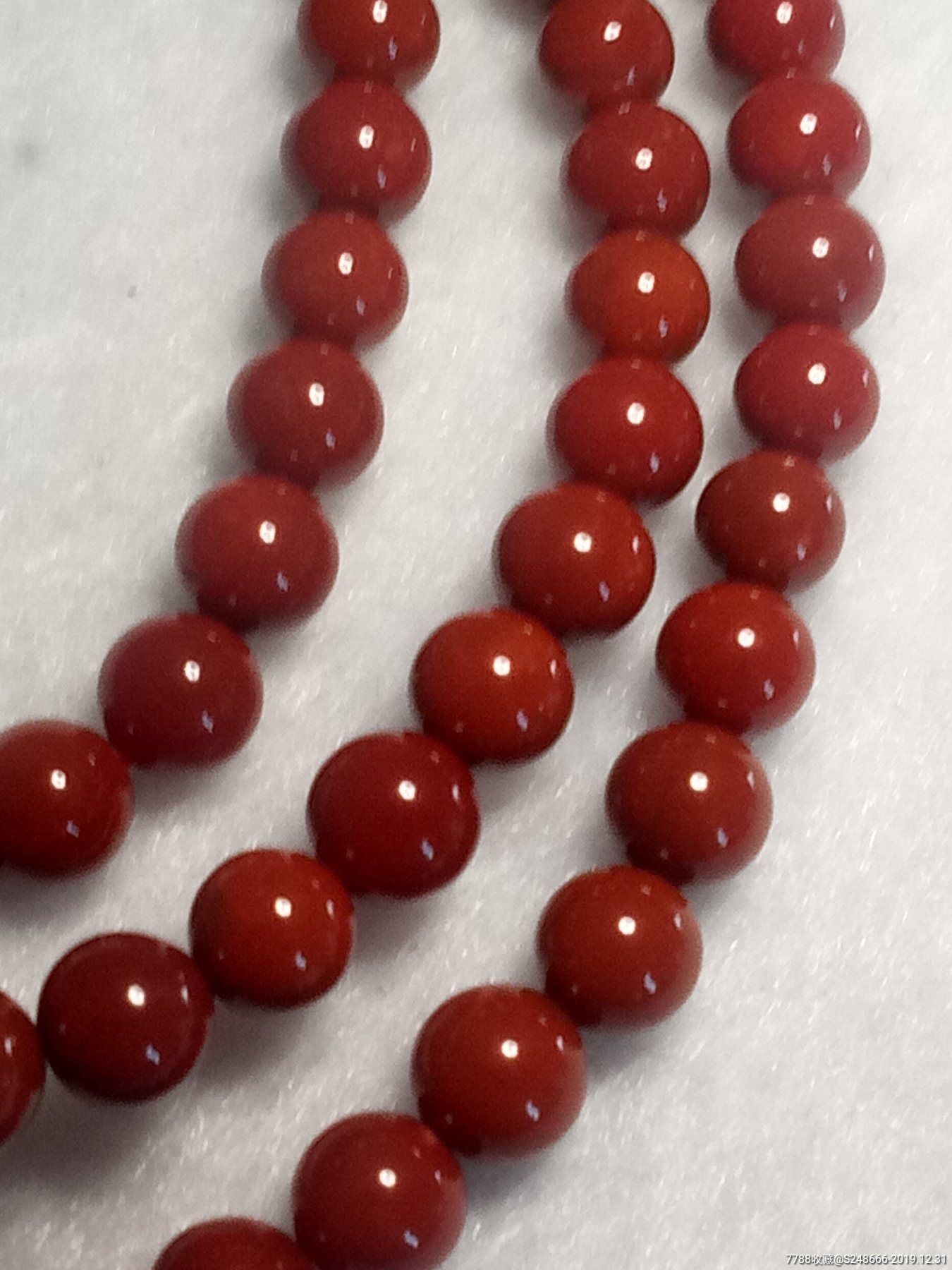 南红玛瑙柿子红满色满肉多圈手串