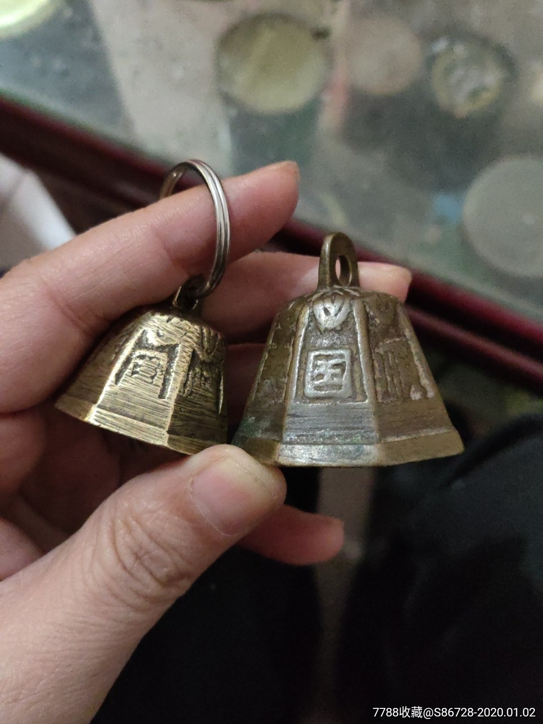 国泰民安风调雨顺八角老铜铃铛