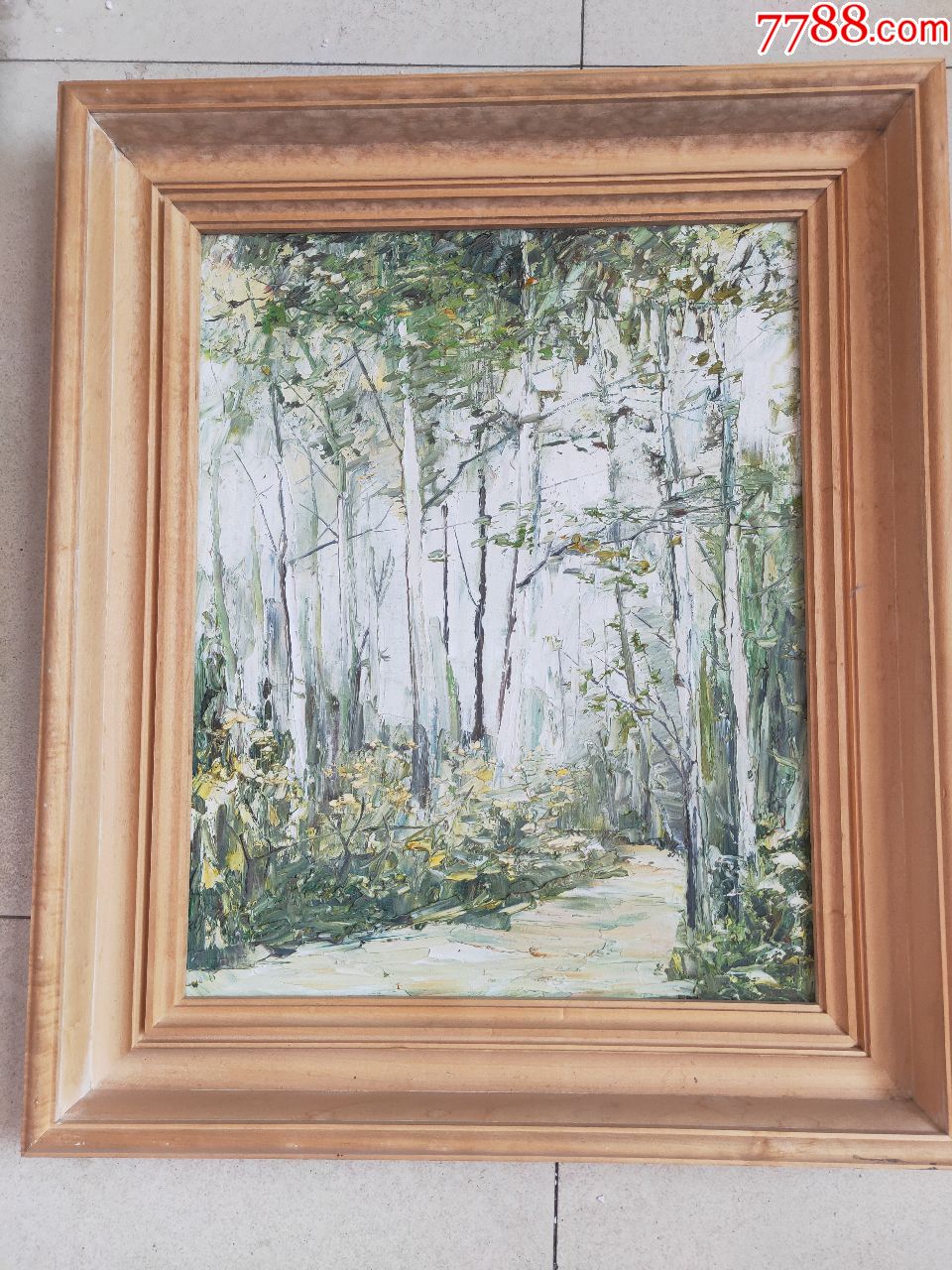 202013油画绷框王柏林尺寸40x50