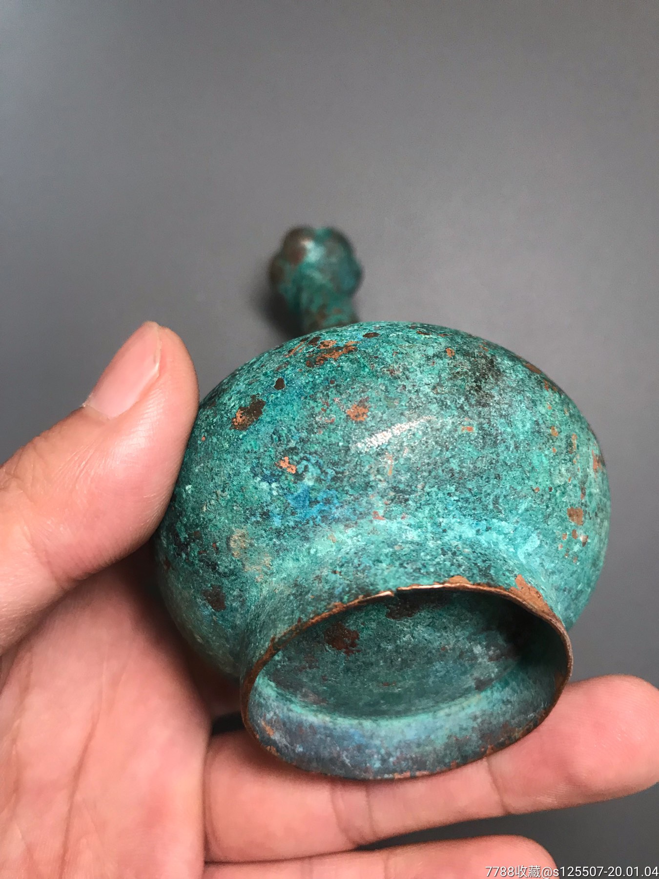 大理国蒜头瓶宋元时期