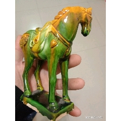 仿三彩马两件(se70549074)_7788收藏__收藏热线