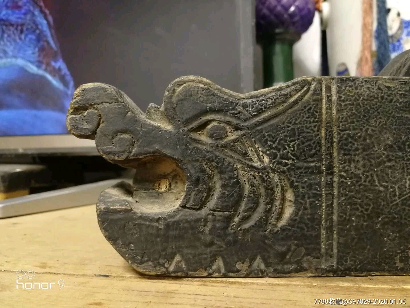 木雕龙头大墨斗