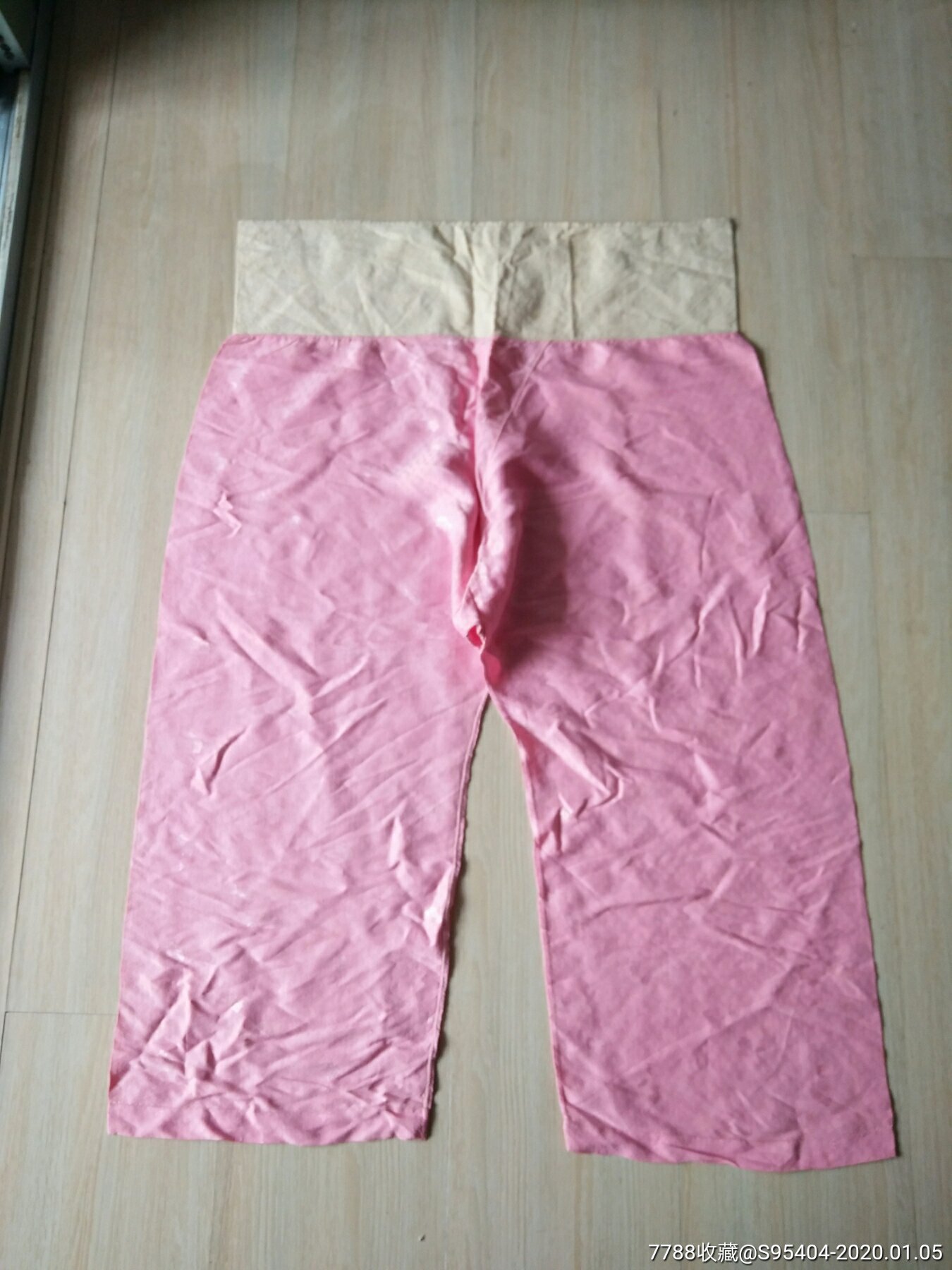 民国丝绸料缅裆裤.