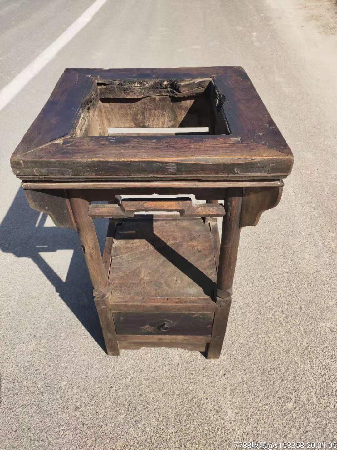 清代,橘木,富贵人家之用品火盆架