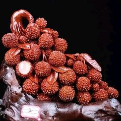 印度尼西亚红石摆件