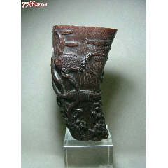 清代海底世界“连年有余”纹角杯(se70625767)_7788收藏__收藏热线