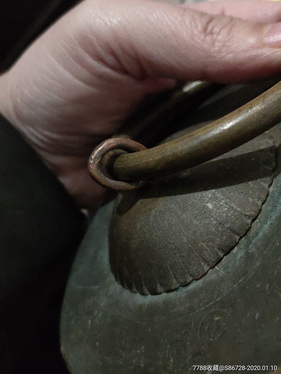 清代大门上的铜门环,老配件
