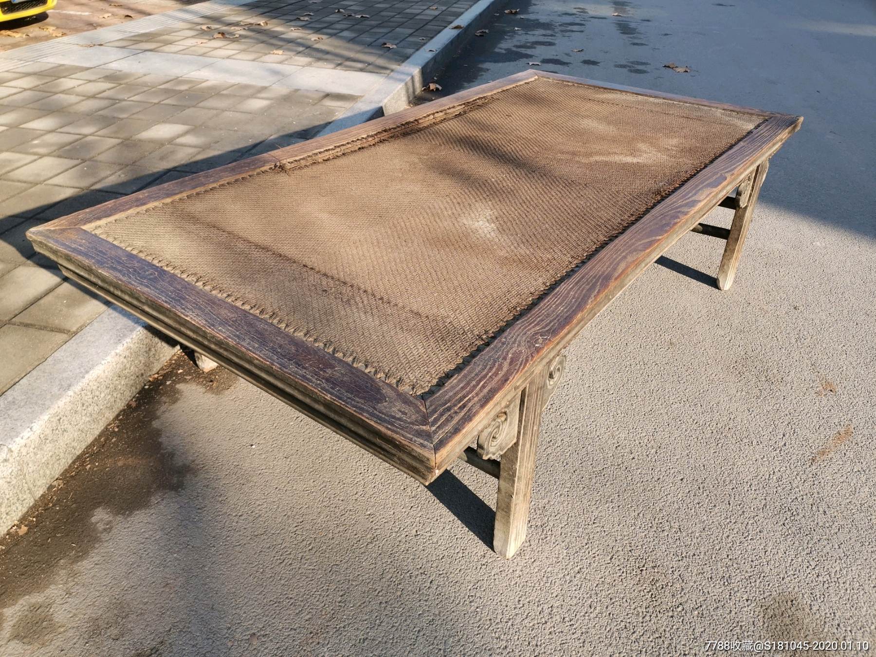 老榆木小凉榻一张