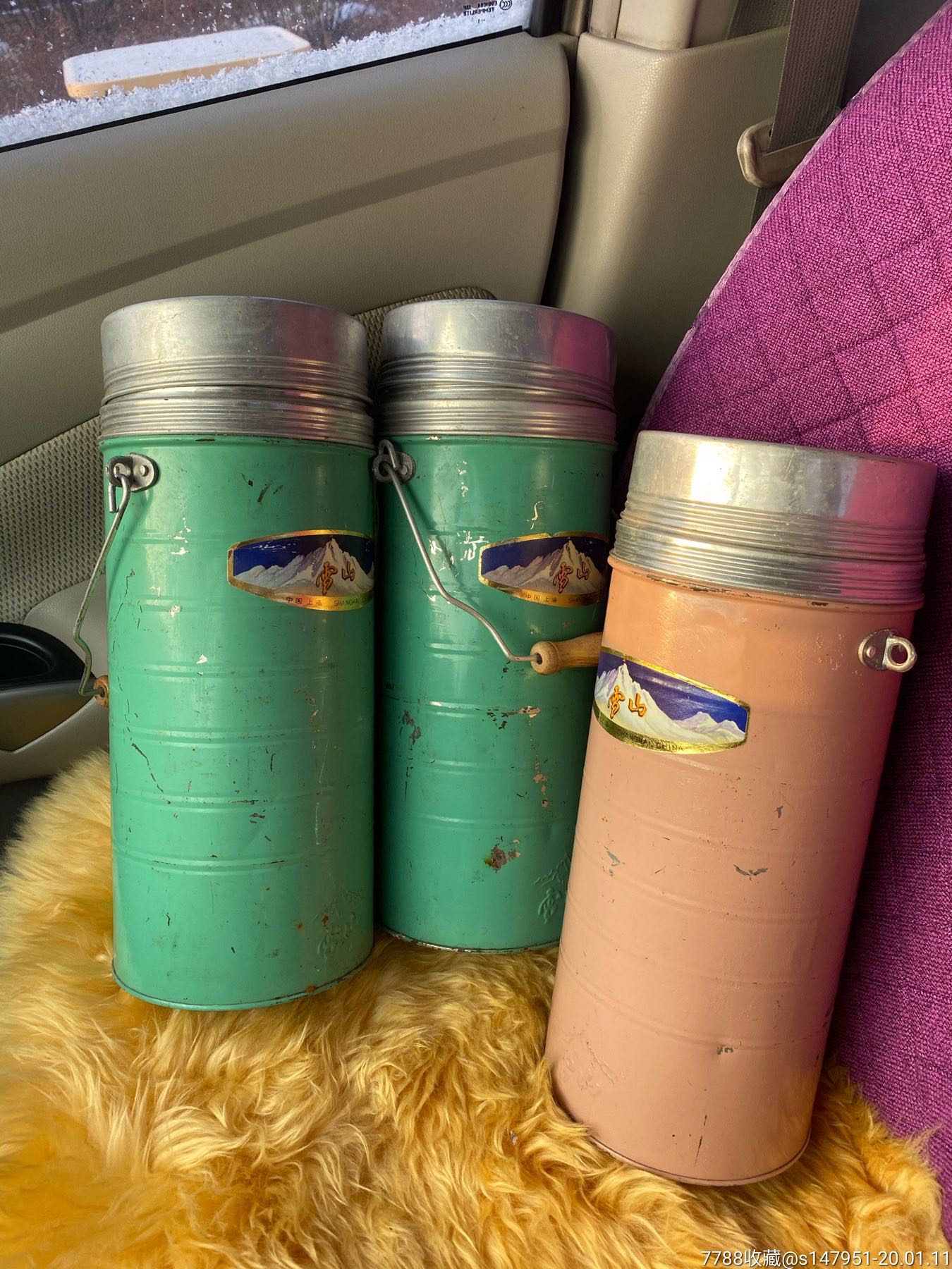 保温桶雪山买二送一冰棍桶二手旧货怀旧收藏影视道具