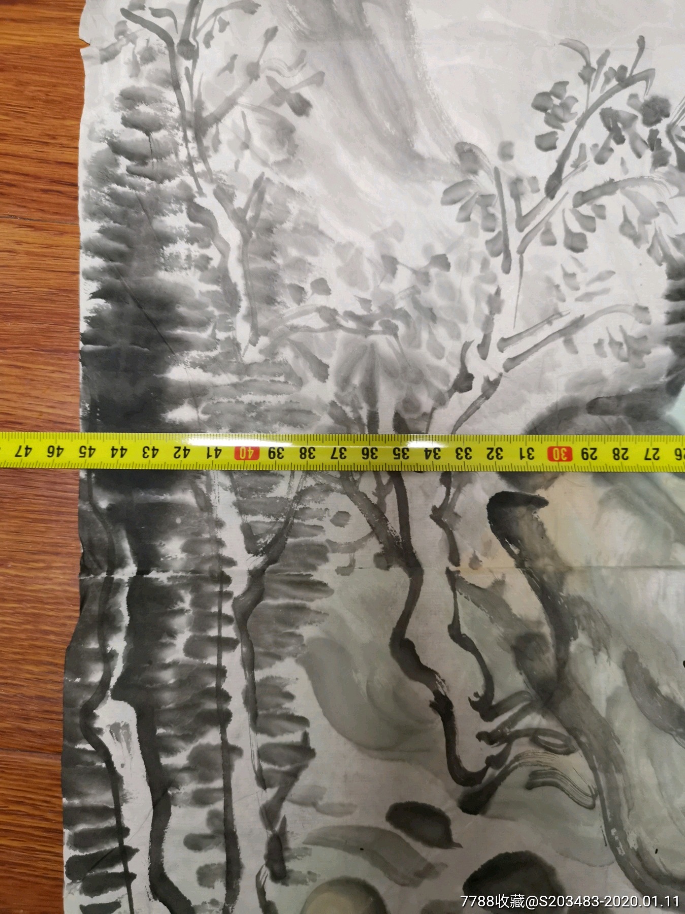 陈全胜手绘山水画字画国画条幅竖幅作品