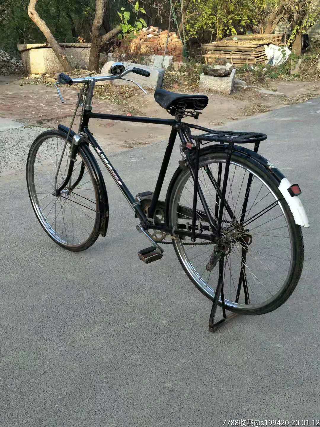 老永久牌自行车上海生产完整漂亮配件齐全正常使用