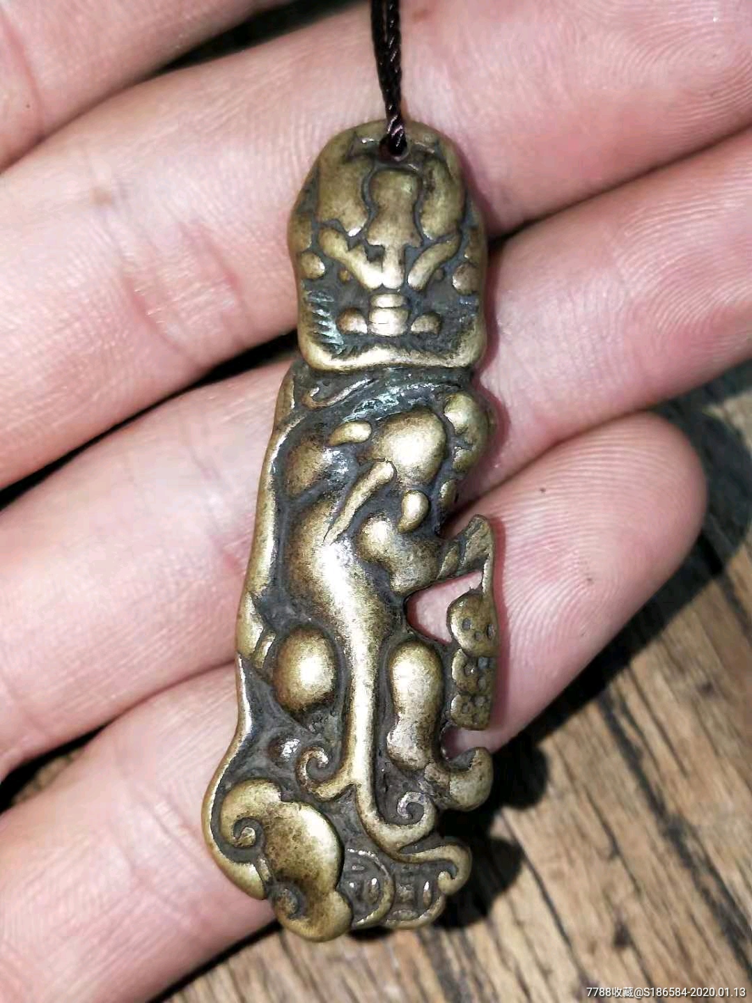 精品黄铜貔貅挂件