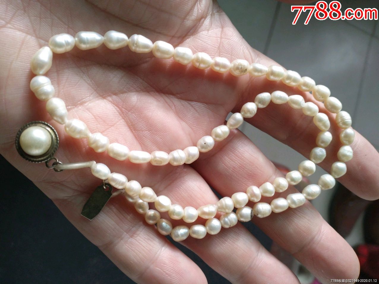 民国老淡水珍珠项链一件
