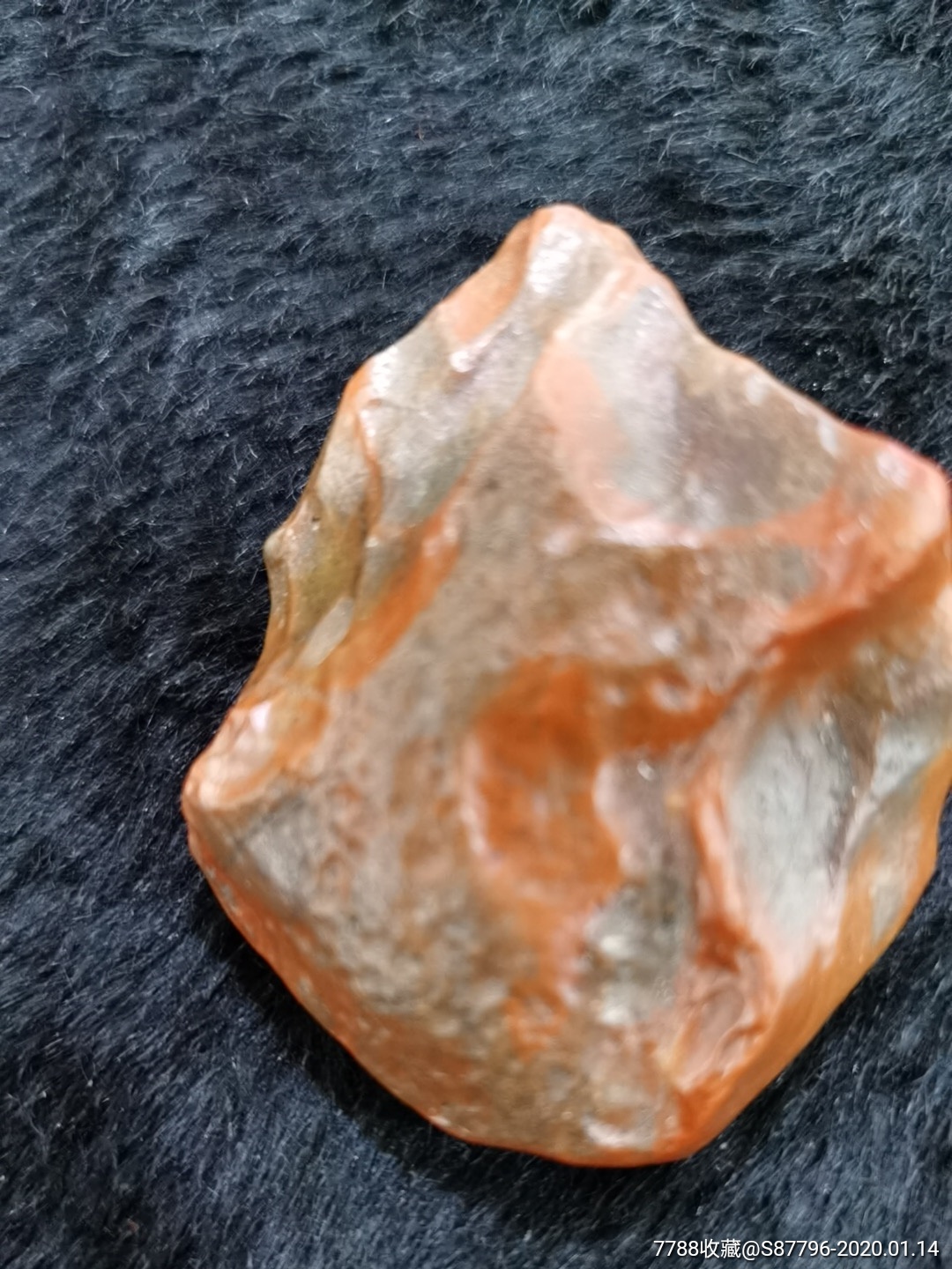 新疆天然戈壁料老红玛瑙