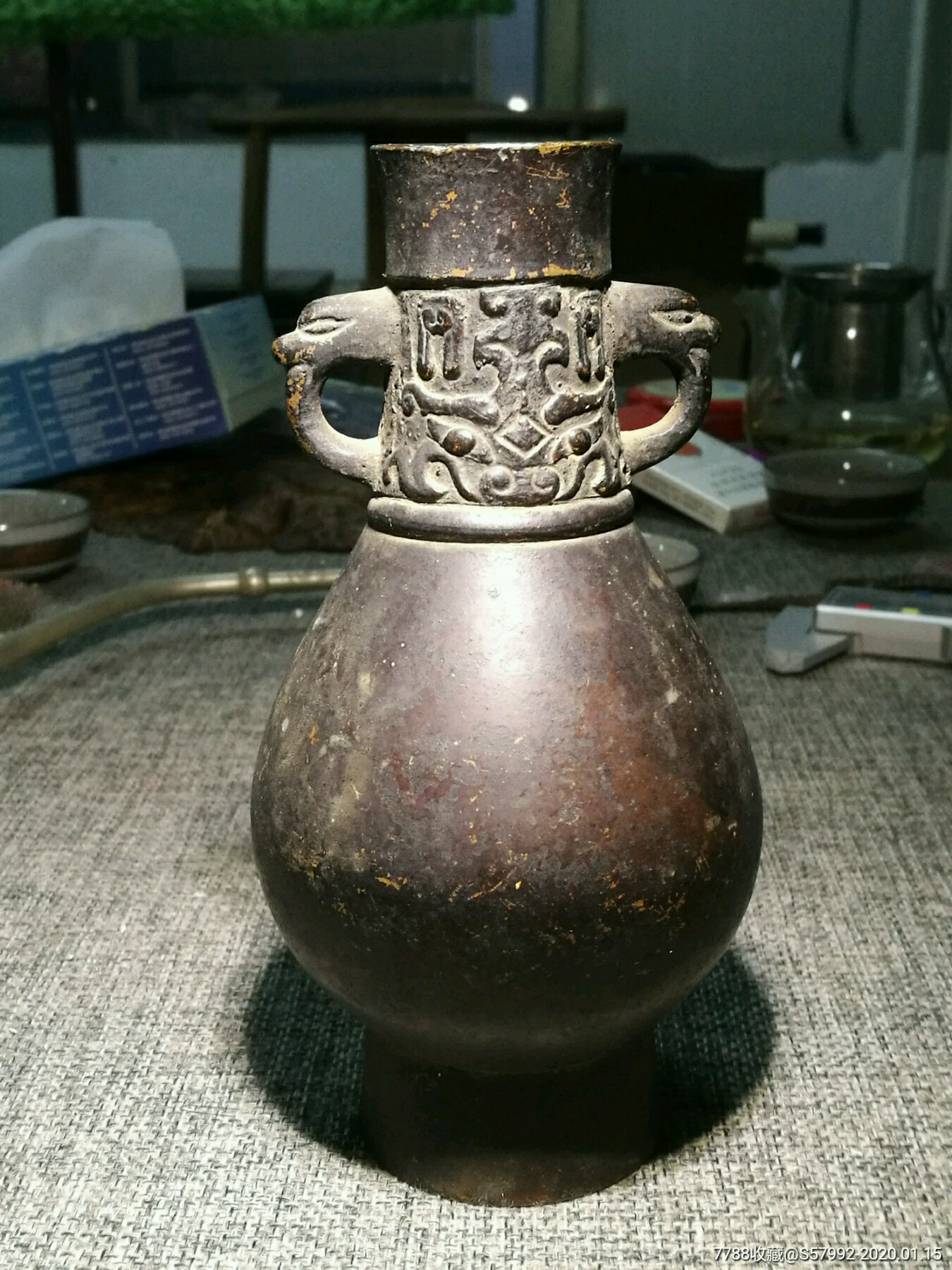 清代铜花瓶_价格1258.0000元_第1张_7788收藏__收藏热线