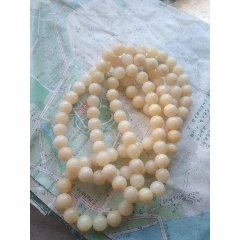 金丝老砗qu佛珠项链(8mm)(se70744422)_7788收藏__收藏热线