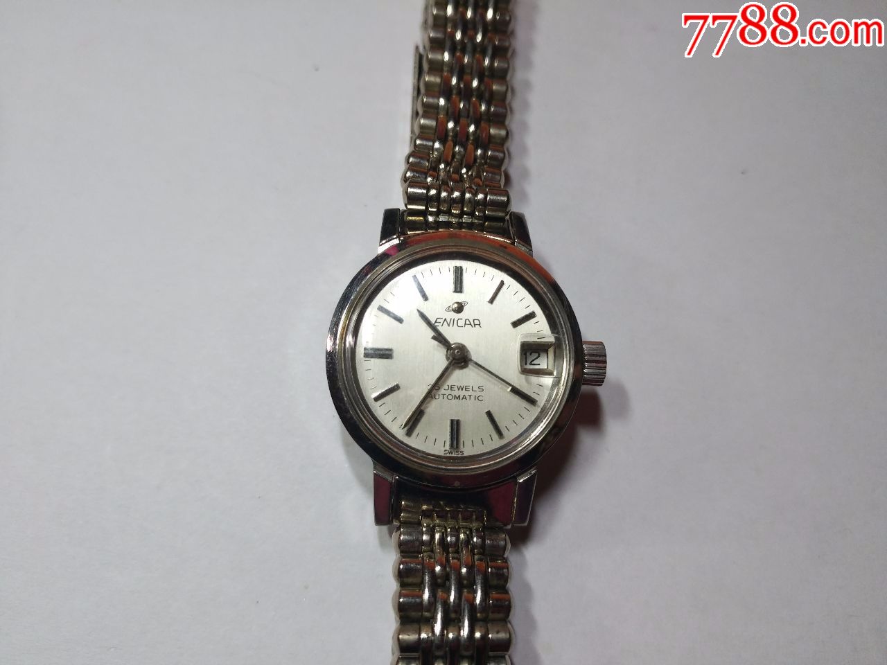 【全新】女士enicar英纳格25钻全钢自动手表