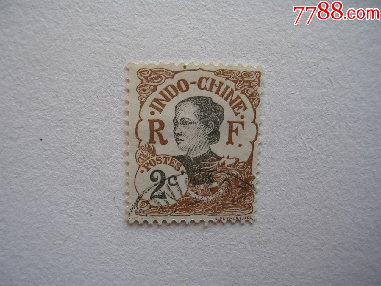 法属安南印支安南妇女2c店号200061