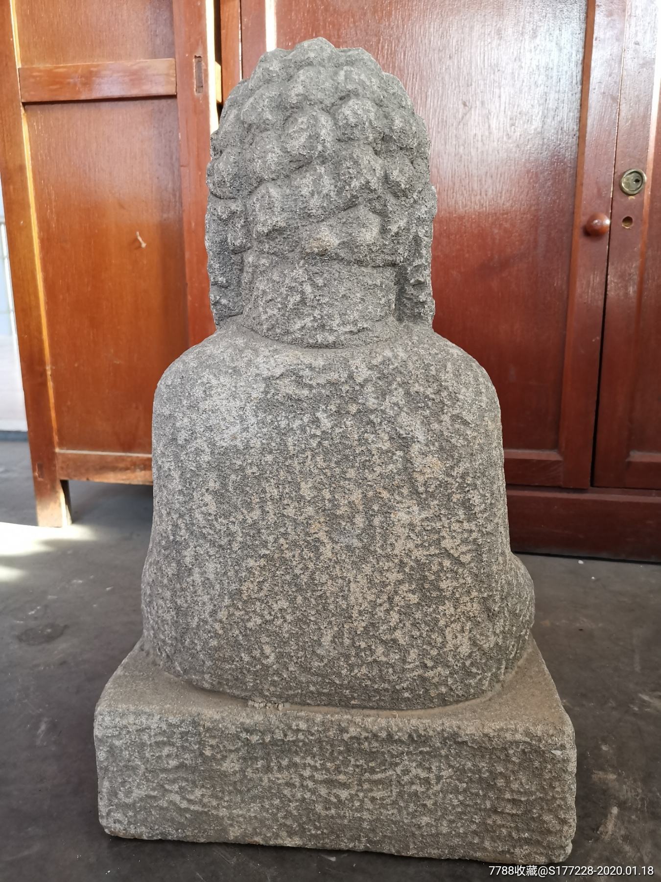 大号老青石石佛,老货保真高52厘米