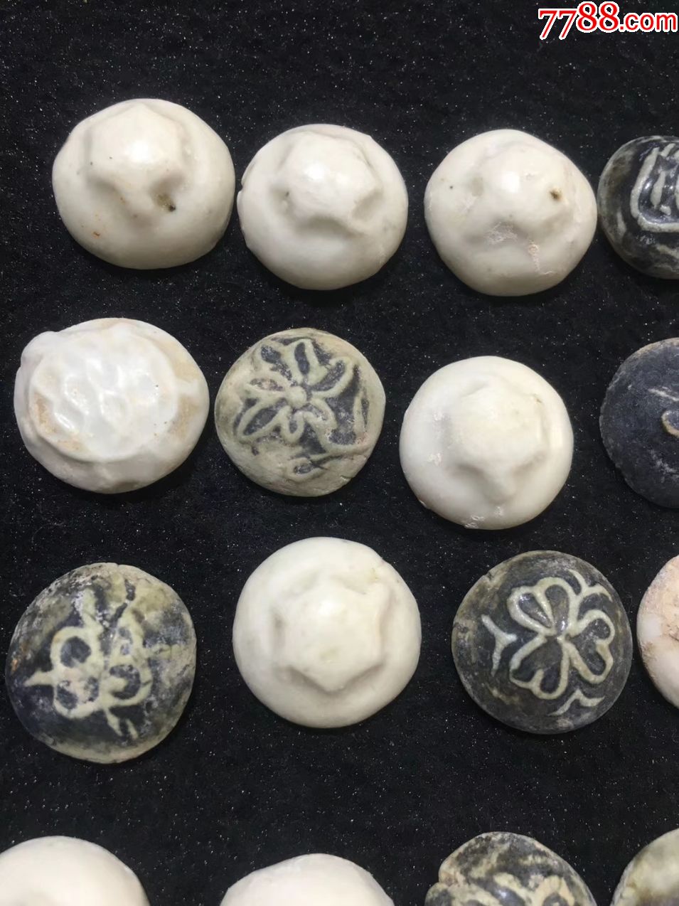 宋代定窑围棋子37颗
