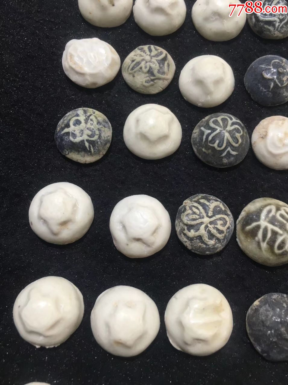 宋代定窑围棋子37颗