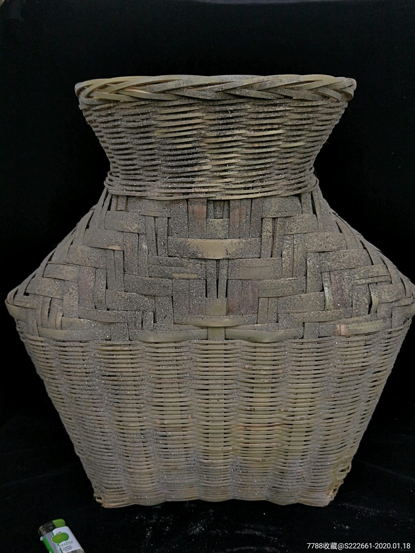 大个老竹编鱼篓捕鱼篓,民俗类