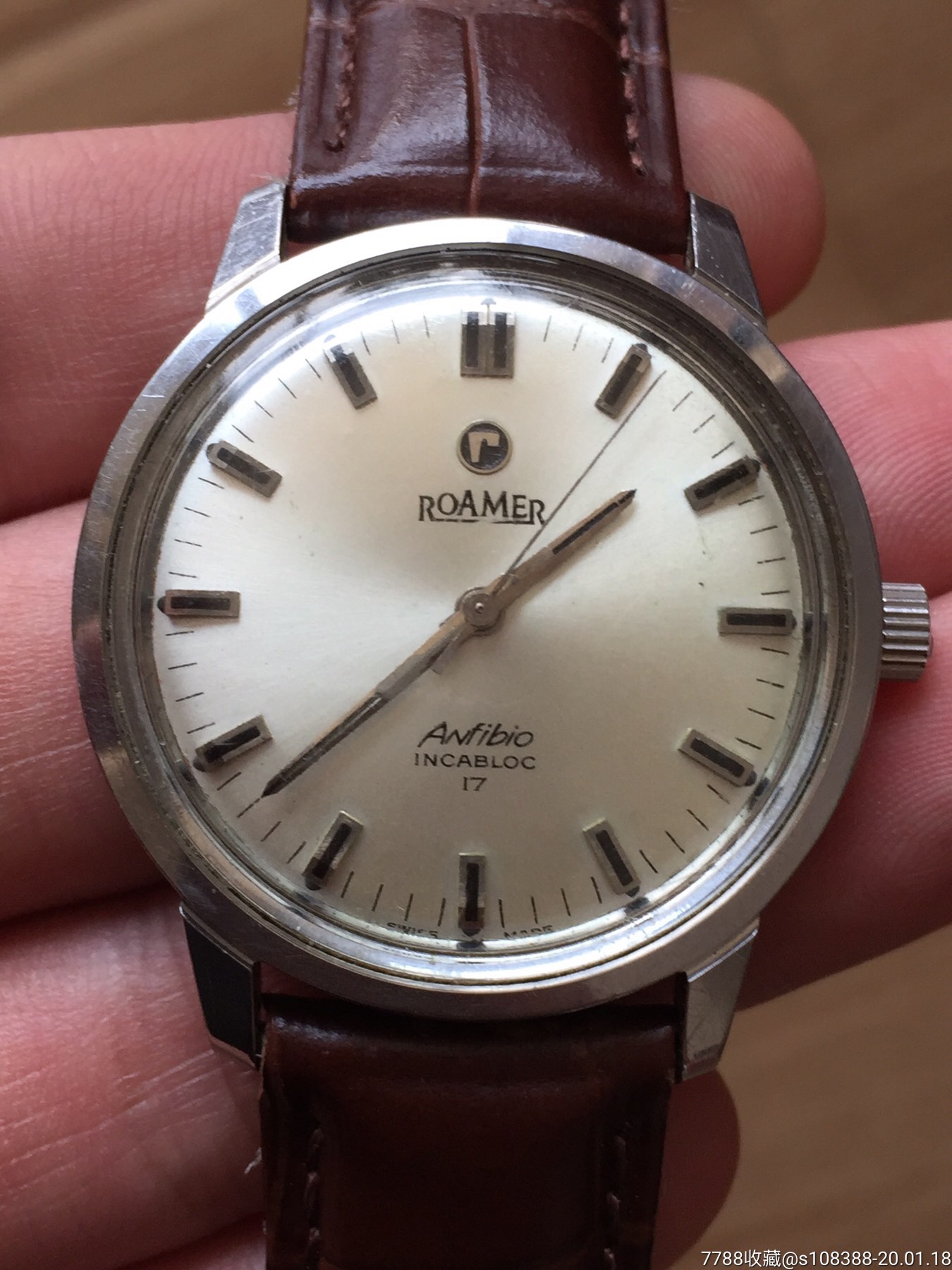 罗马机械表男款414机芯