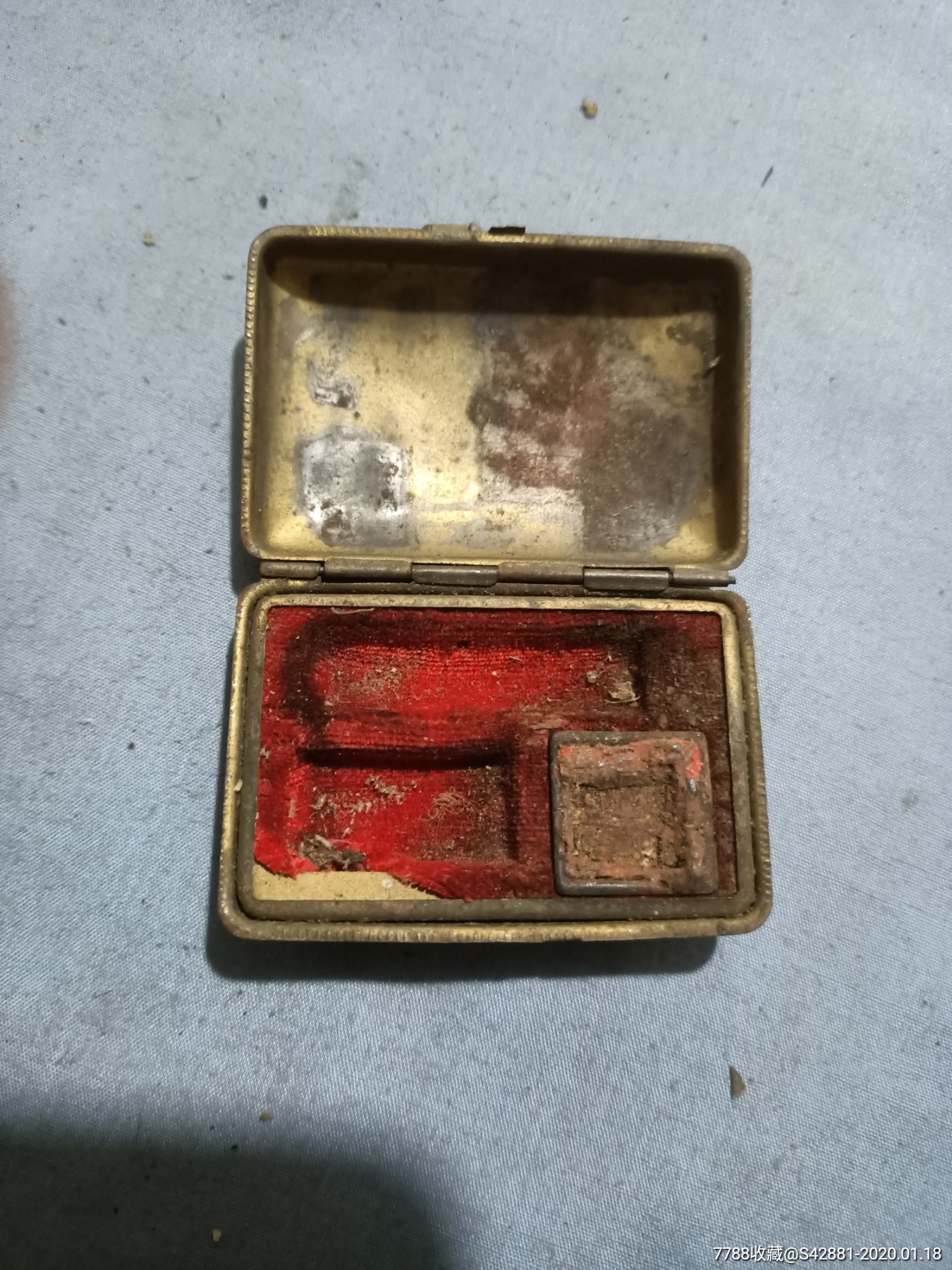 民国老印章盒.6/4