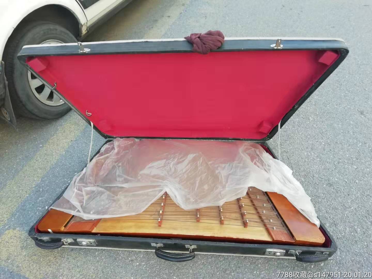 扬琴星海牌7080年代二手旧货有断弦怀旧收藏影视道具小瑕