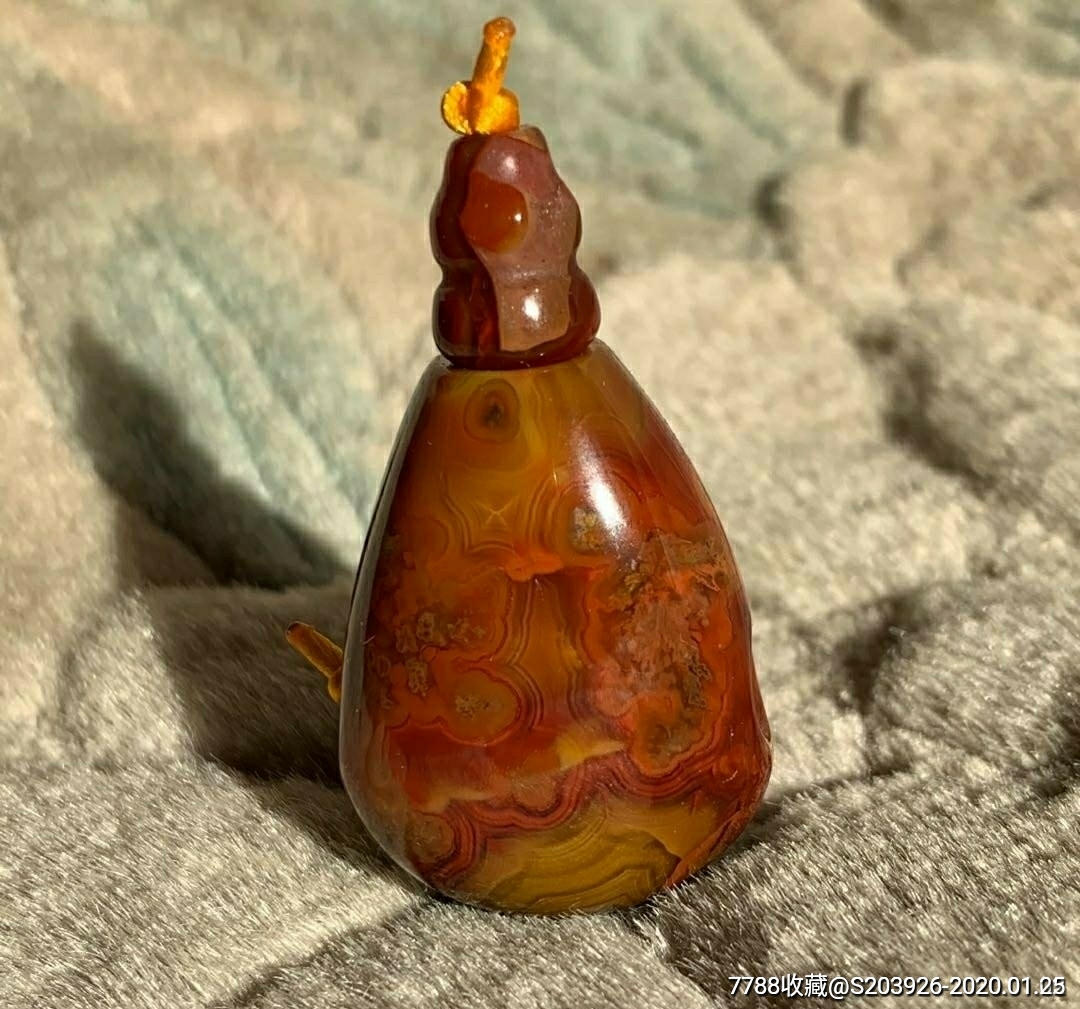 战国红玛瑙佛头