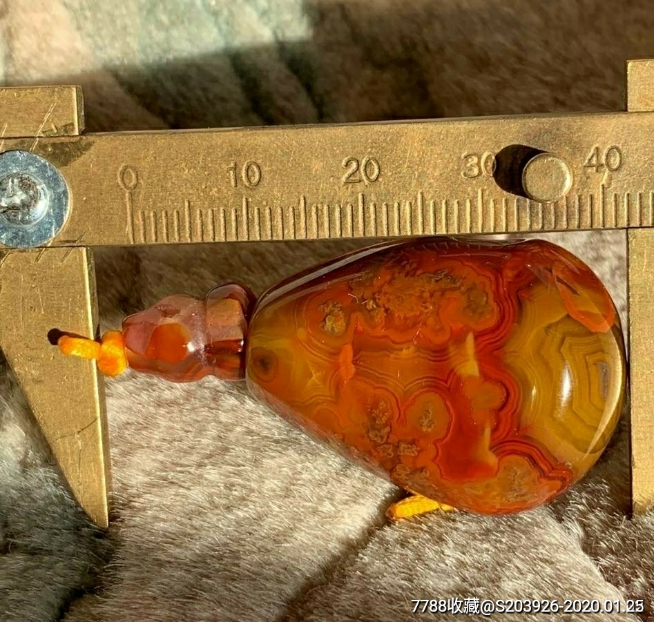 战国红玛瑙佛头