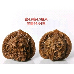 核雕核桃一对，(se70827237)_7788收藏__收藏热线