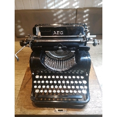 德国古董收藏机械打字机AEG-Modell-6(se70832366)_7788收藏__收藏热线